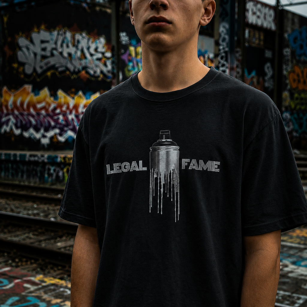 'LEGAL FAME' Spray Can T-Shirt