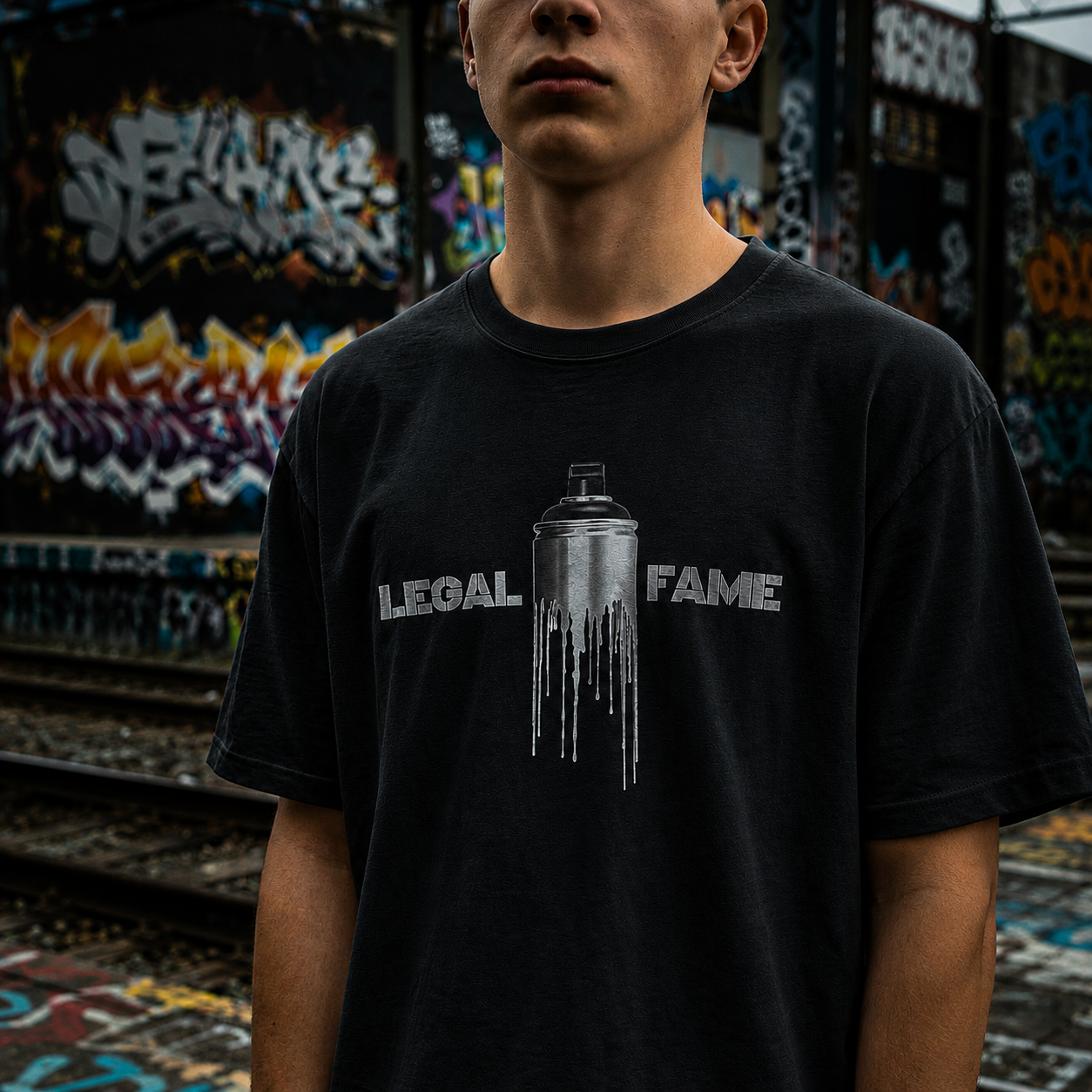 'LEGAL FAME' Spray Can T-Shirt