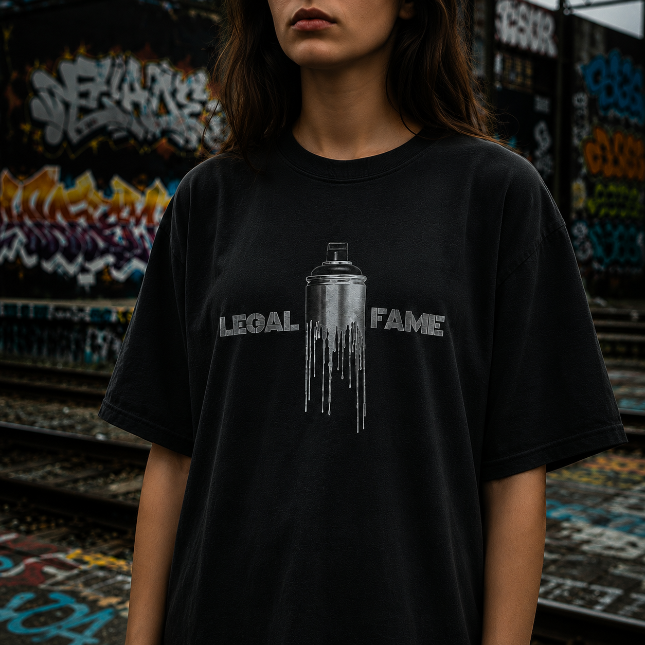 'LEGAL FAME' Spray Can T-Shirt