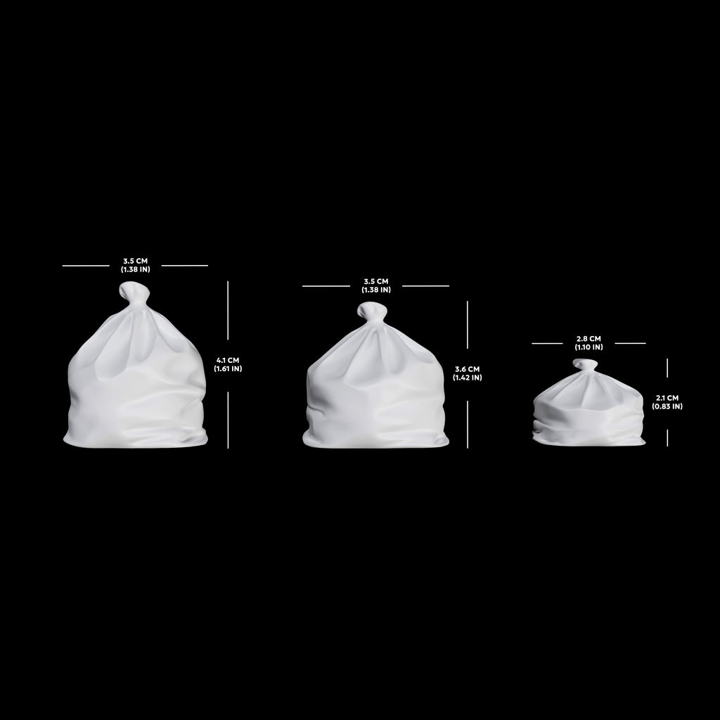 Miniature Garbage Bags for dioramas