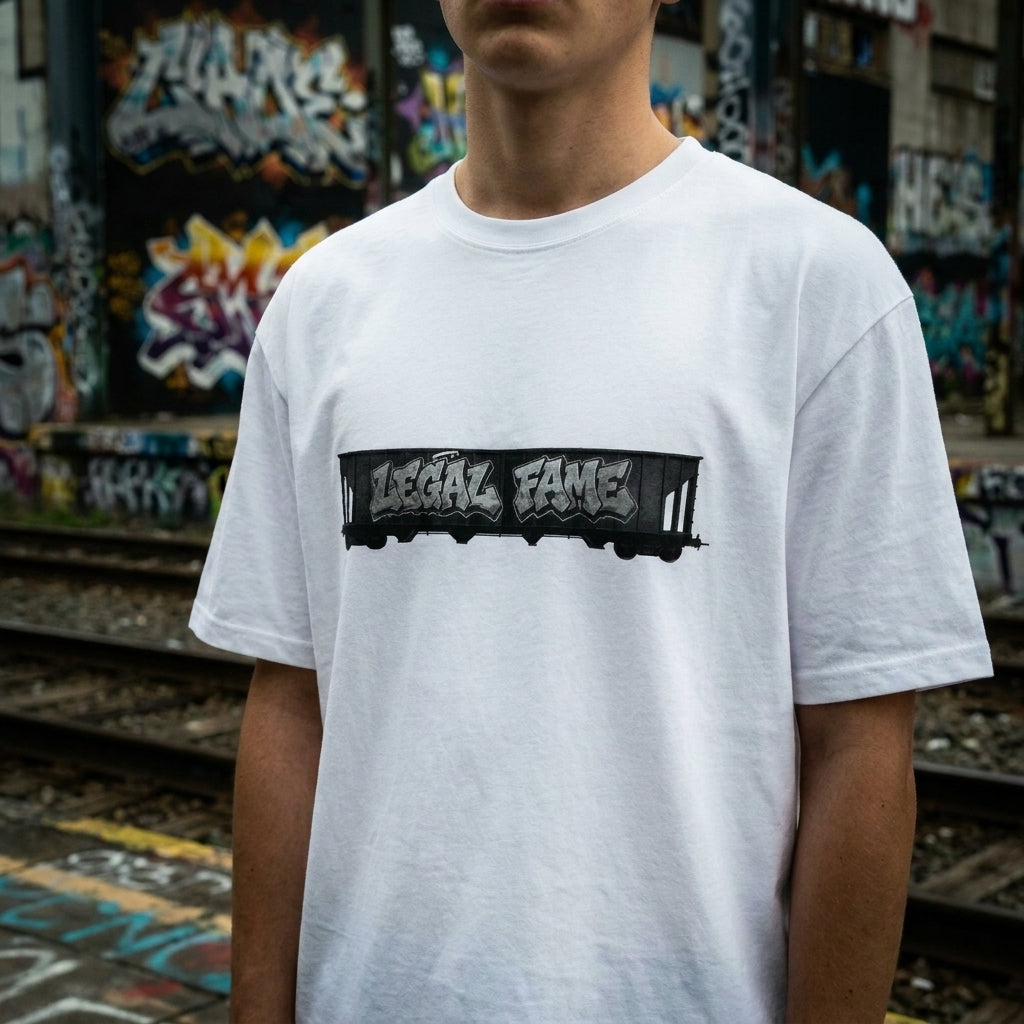 T-Shirt — 'Legal Fame' Graffiti Train Streetwear